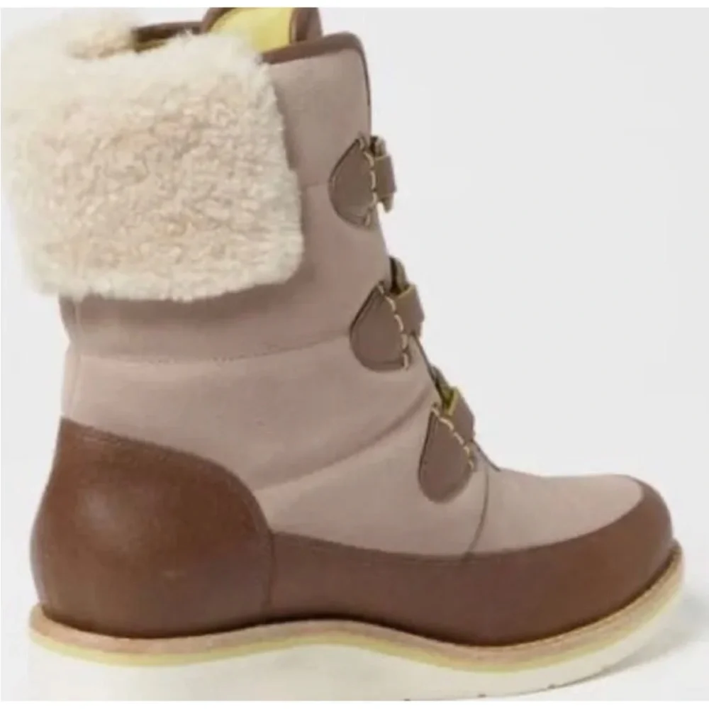 COLE‎ HAAN | Women’s Lania Water Proof Wedge Nike Air Brown Boot - 7.5 $189